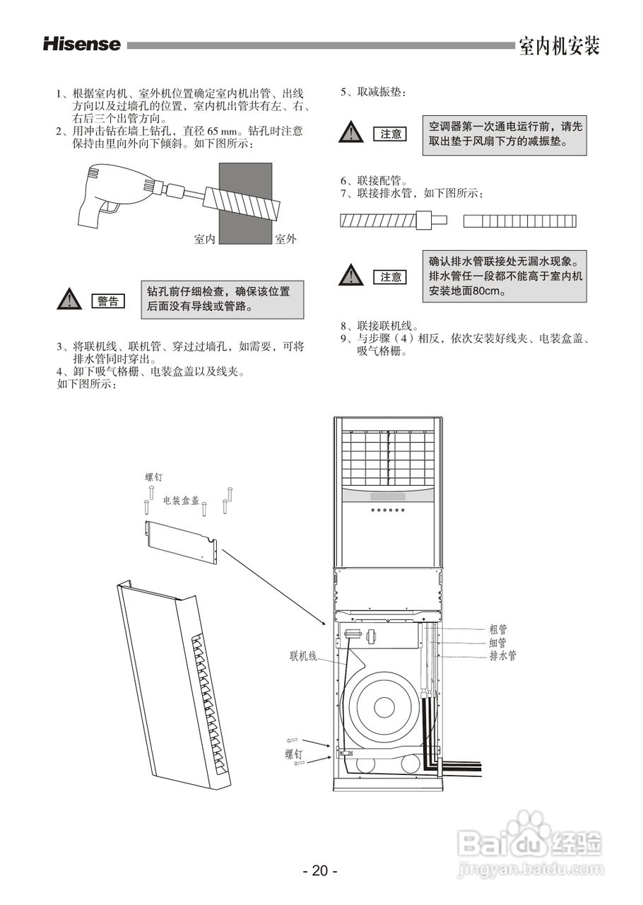 海信空调器KFR-72LW/57D型使用说明书:[3]