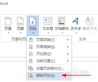 word文档怎样删除页码