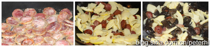 黑木耳笋子炒香肠