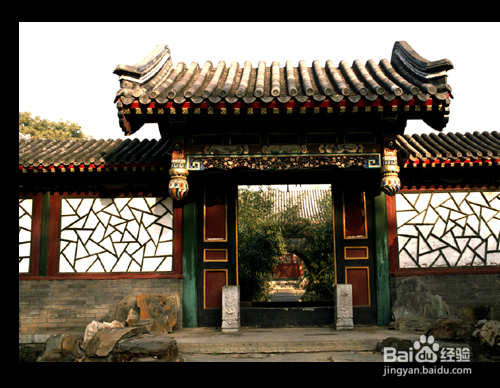 PS怎样添加图片画框