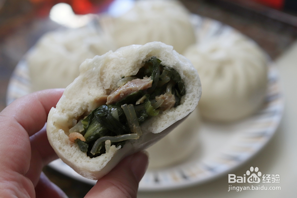 美味家常小白菜粉条猪肉包