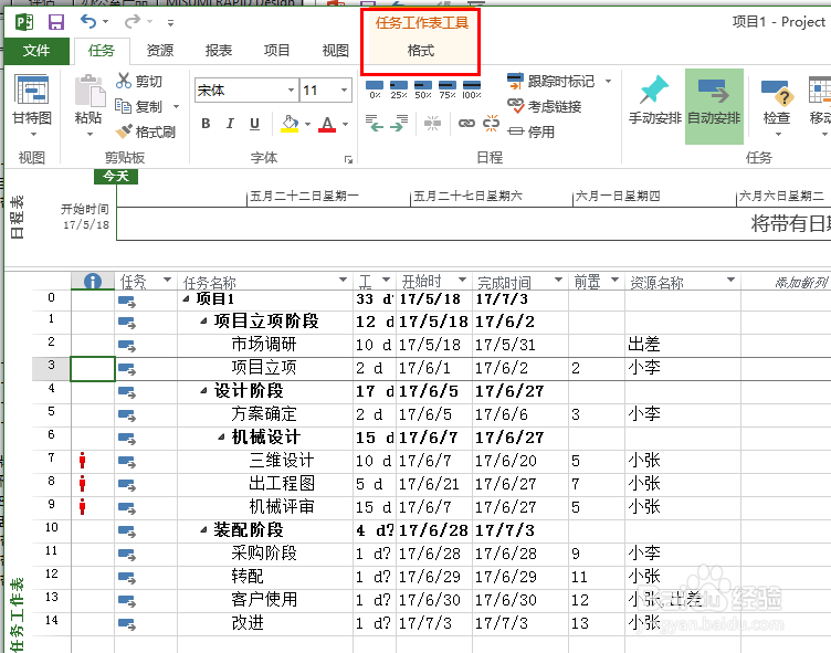 office project所有视图简介
