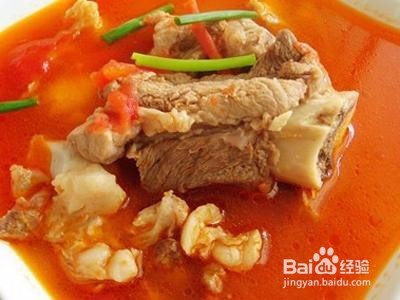 营养美食之西红柿排骨汤 孕妇前期食谱