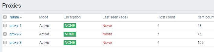 如何在zabbix中修改代理？
