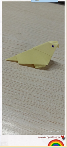 幼儿园手工折纸折小鸟