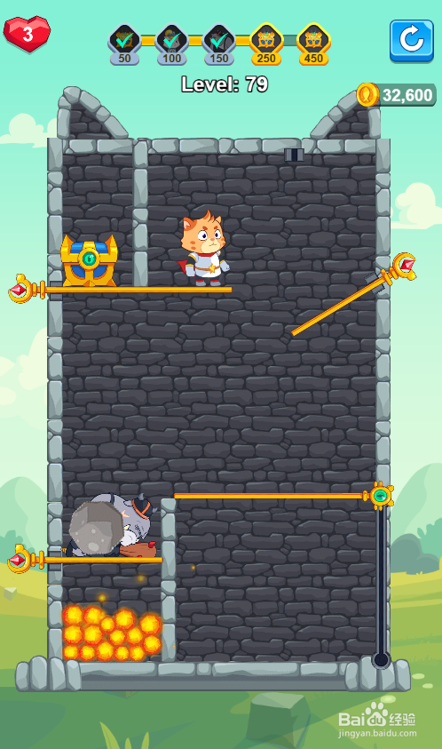 Honer Of Cat Prince的Level 79怎样过关?