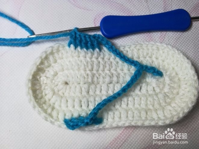 怎样钩宝宝凉鞋