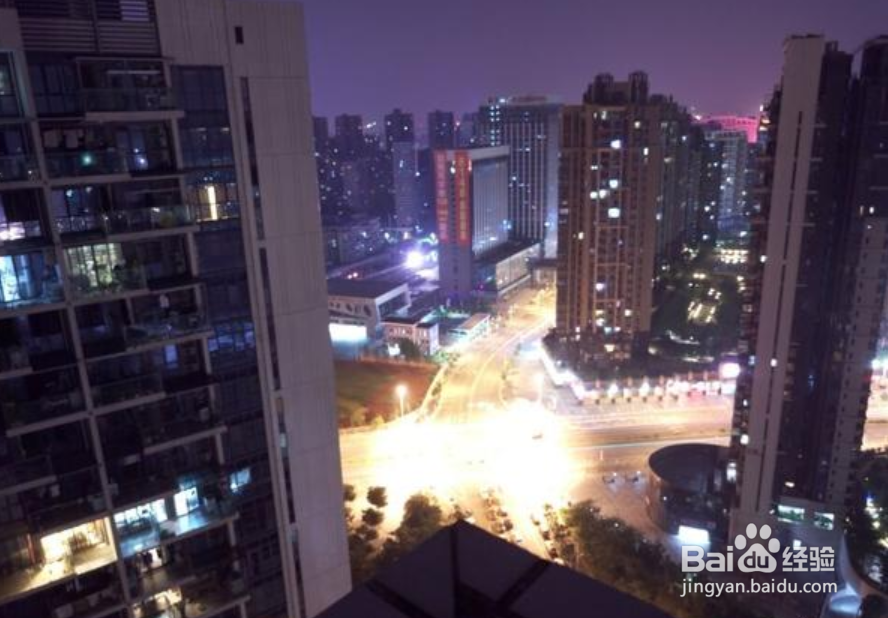 教你如何用荣耀7拍出车水马龙的效果