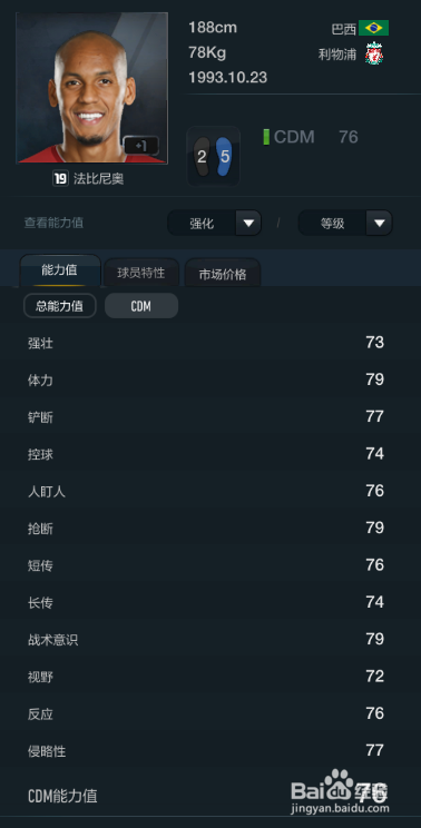 FIFA OL3新版当前赛季球员推荐（替补上篇）