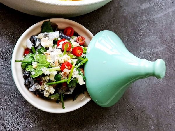 沙茶三文鱼头煲