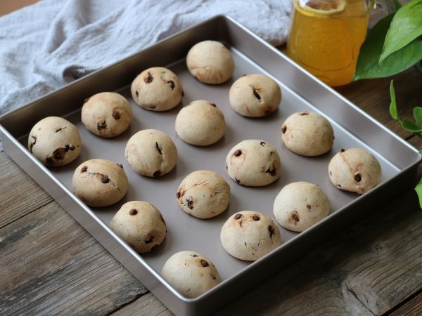 巧克力豆麻薯面包