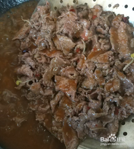 水煮牛肉的做法