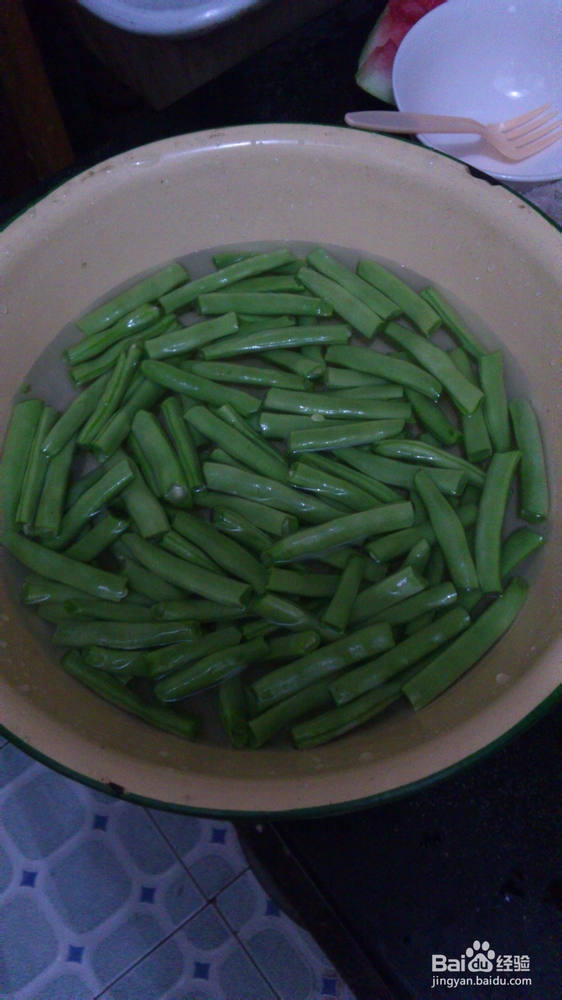 简单红烧四季豆的做法