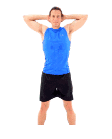 徒手深蹲的动作