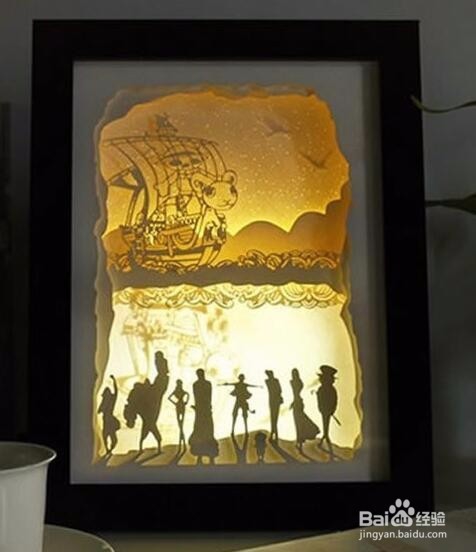 精美纸雕小夜灯图片欣赏