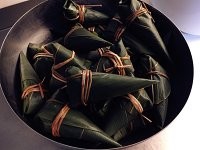 红豆蜜枣小脚粽