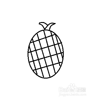简笔画-菠萝的简笔画如何画