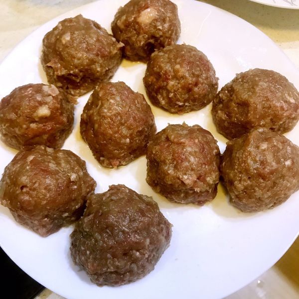 照烧包心牛肉丸