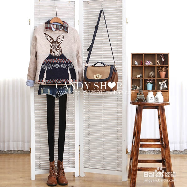 今年最流行的学院风小清新羊毛衫搭配