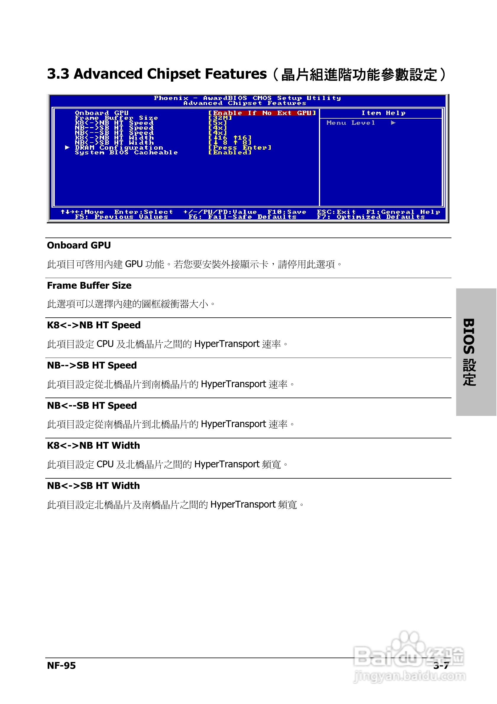 升技NF-95主板使用说明书:[4]