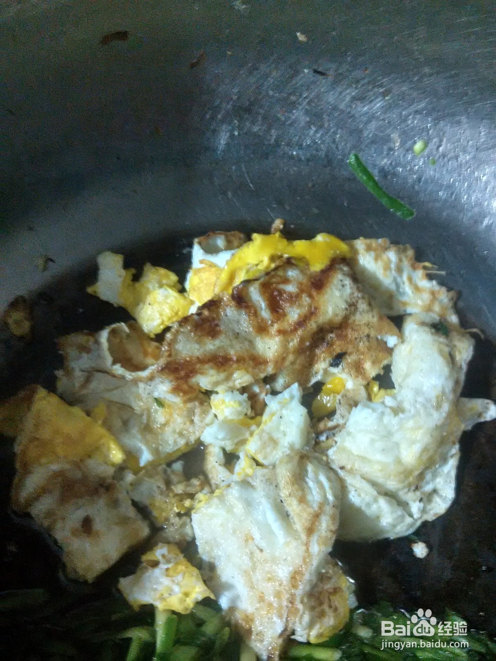 简单之鸡蛋炒韭菜