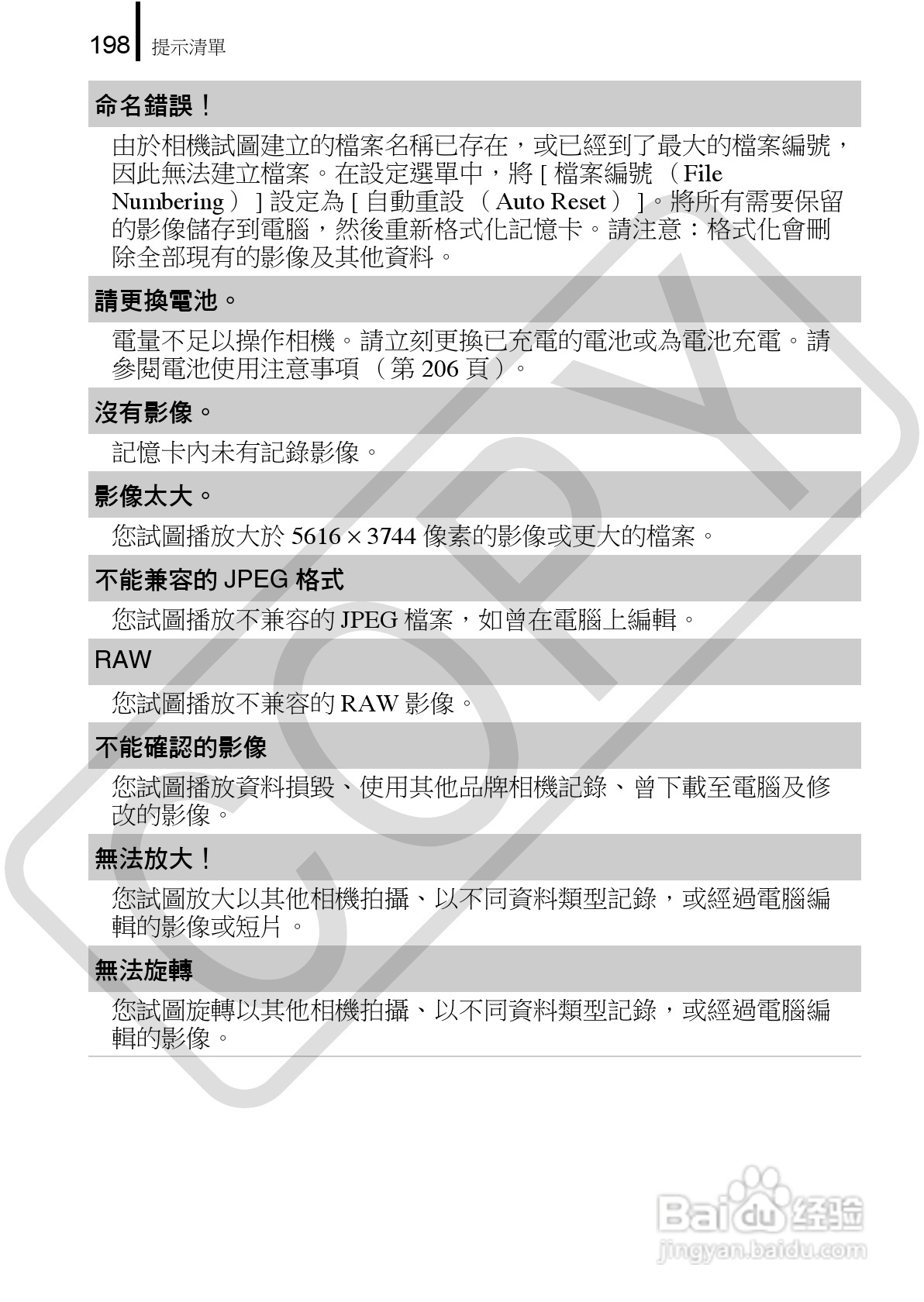 Canon 960IS 数码相机使用说明书:[20]