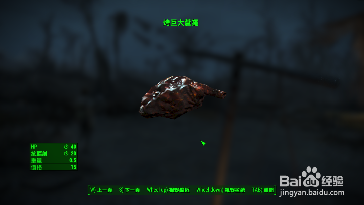 辐射4烤巨大苍蝇怎么制作