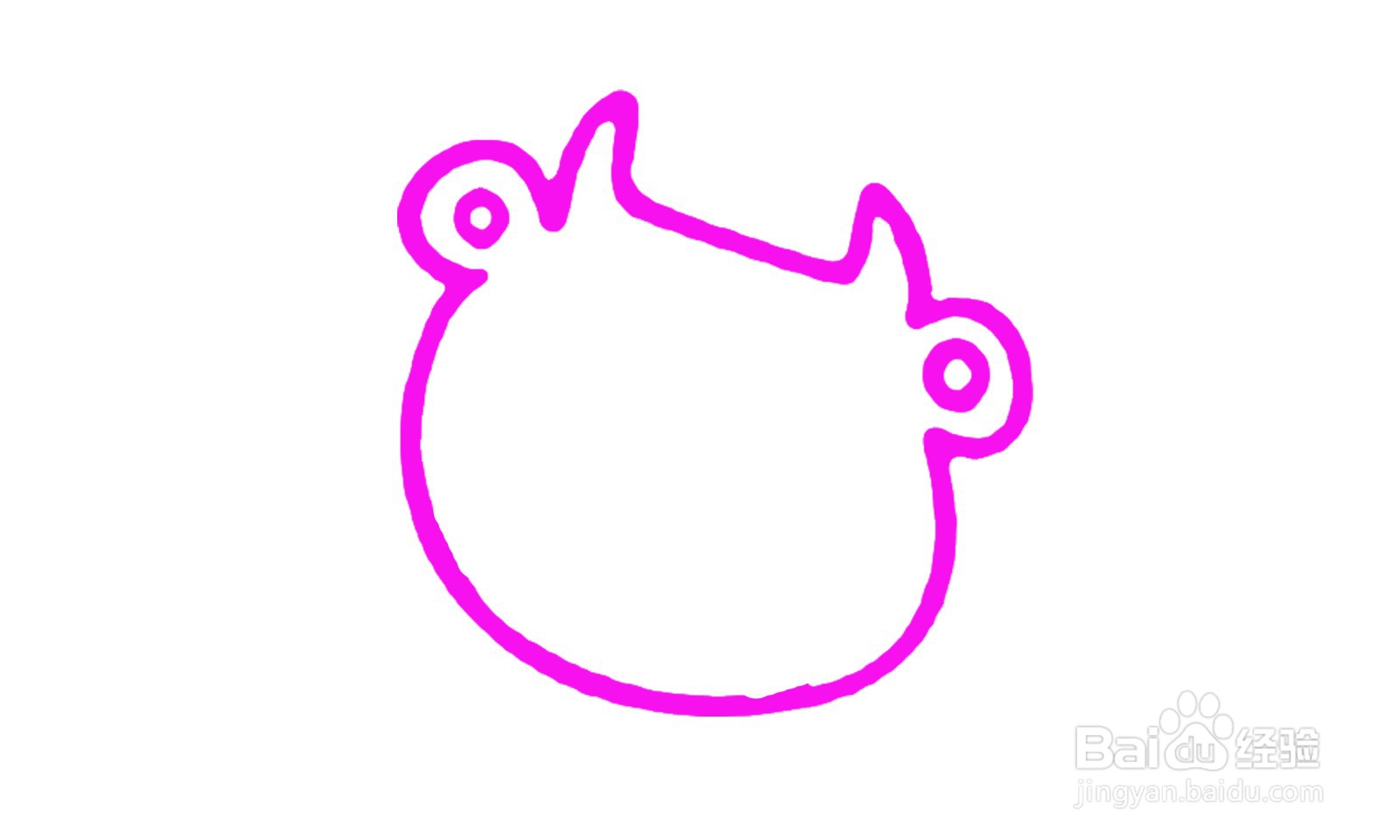 如何画出一个可爱的小牛简笔画