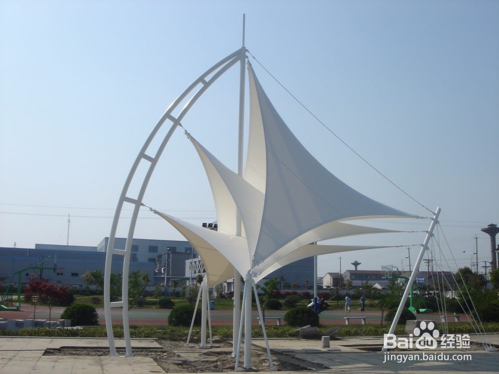 张拉膜结构在排水的设计