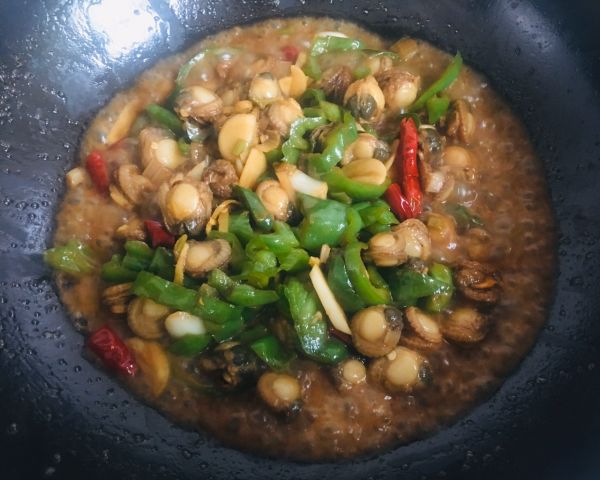 青椒爆炒扇贝肉