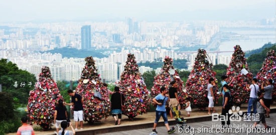 七夕见证绝美爱情故事：[4]韩国南山塔
