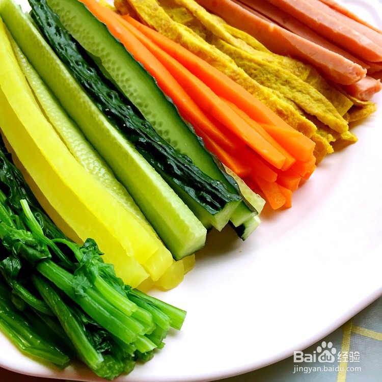 紫菜包饭的做法