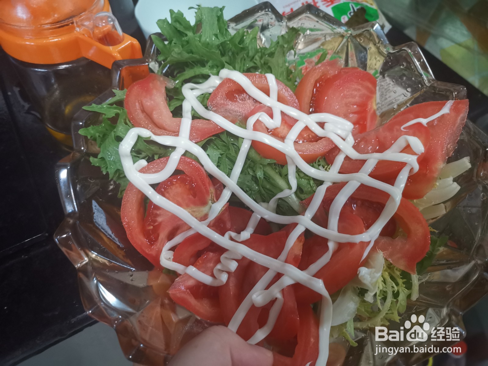 苦苣西红柿沙拉