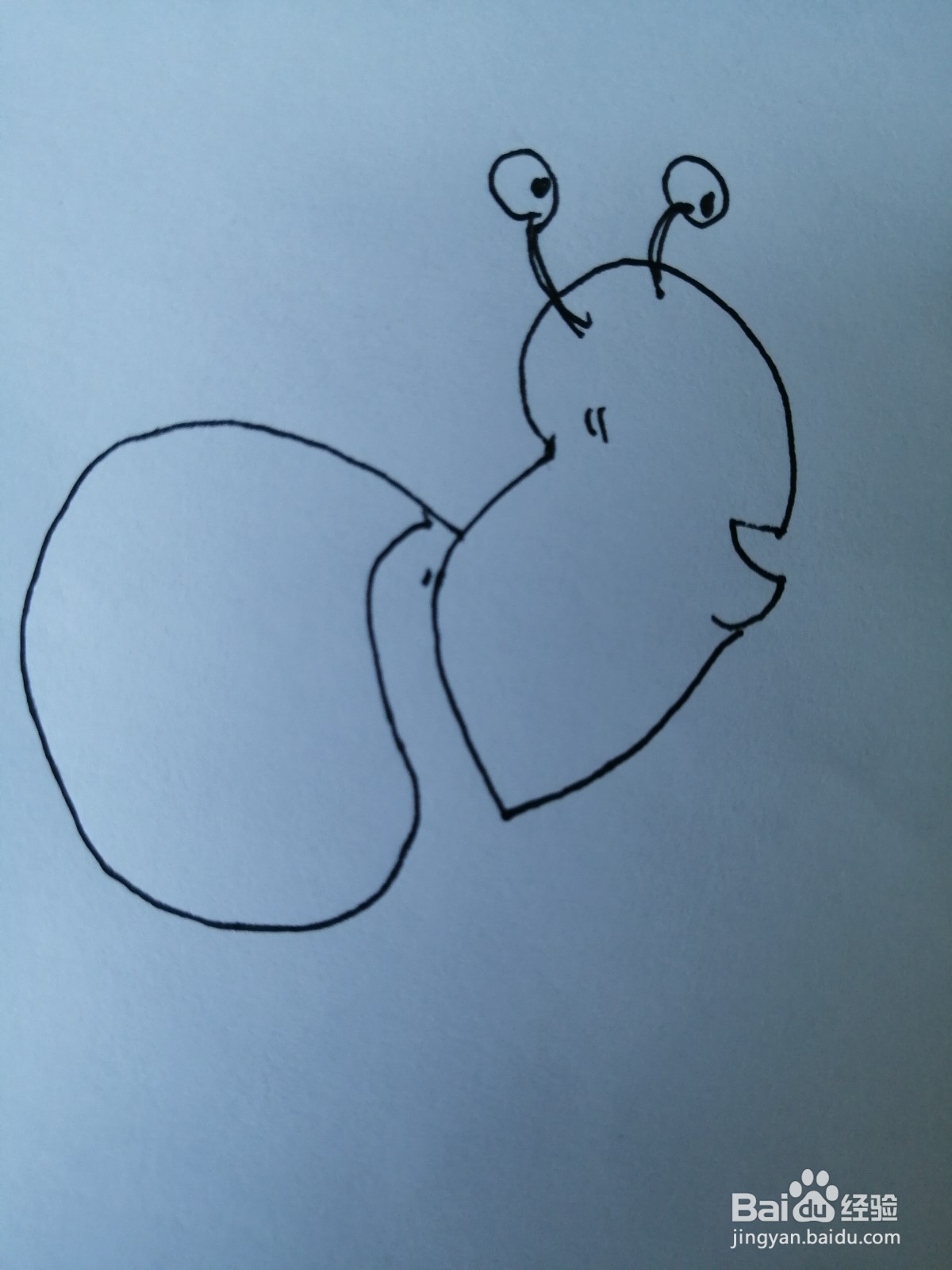 简笔画小蜗牛怎么画