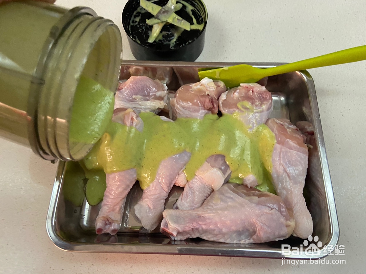 哇杀必烤鸡腿的做法