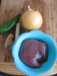 养生菜谱———洋葱炒猪肝