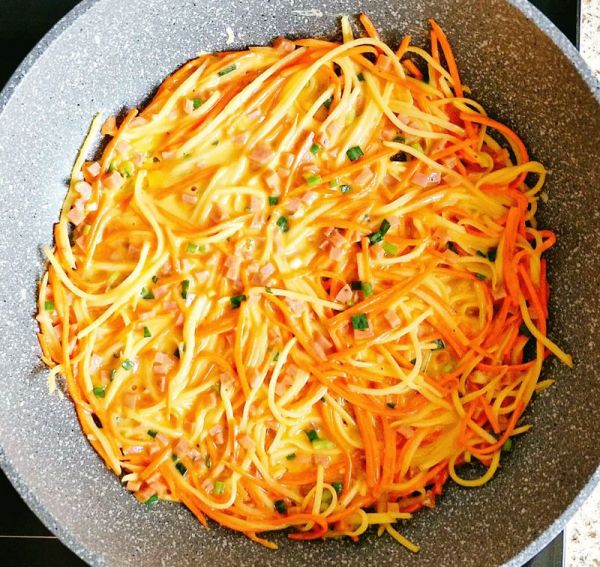 土豆胡萝卜鸡蛋饼