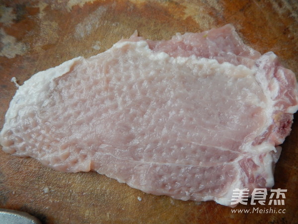 空炸猪排的做法