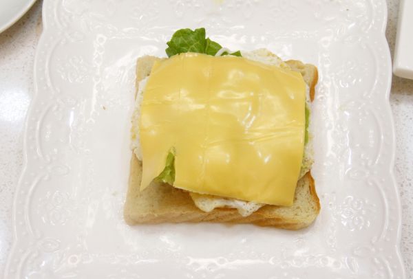 快手早餐 火腿三文治