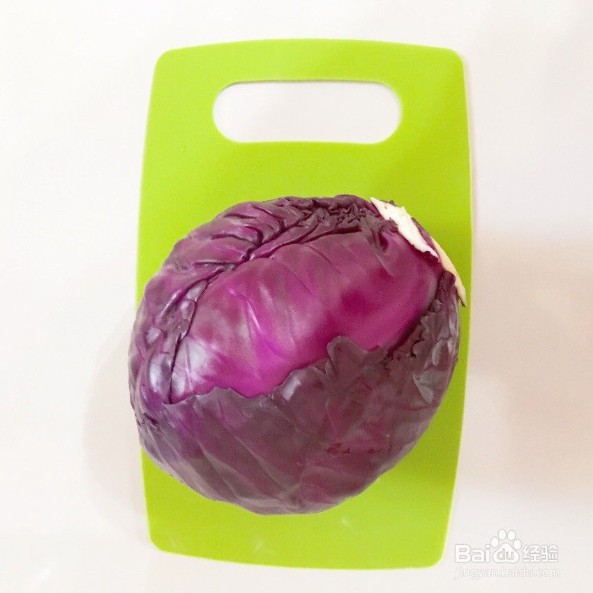 紫甘蓝米粉怎么做