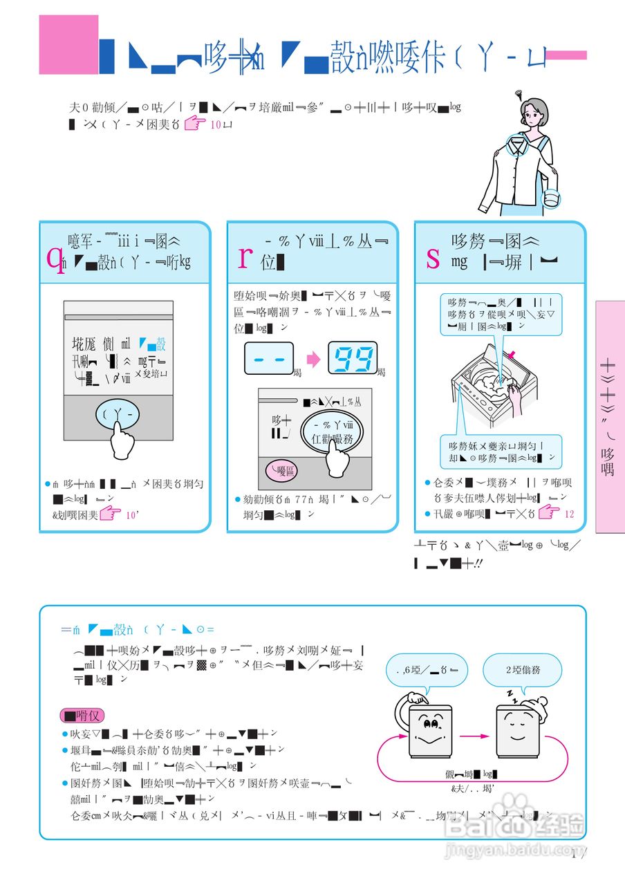 日立 NW-8S3电动洗衣机说明书:[4]
