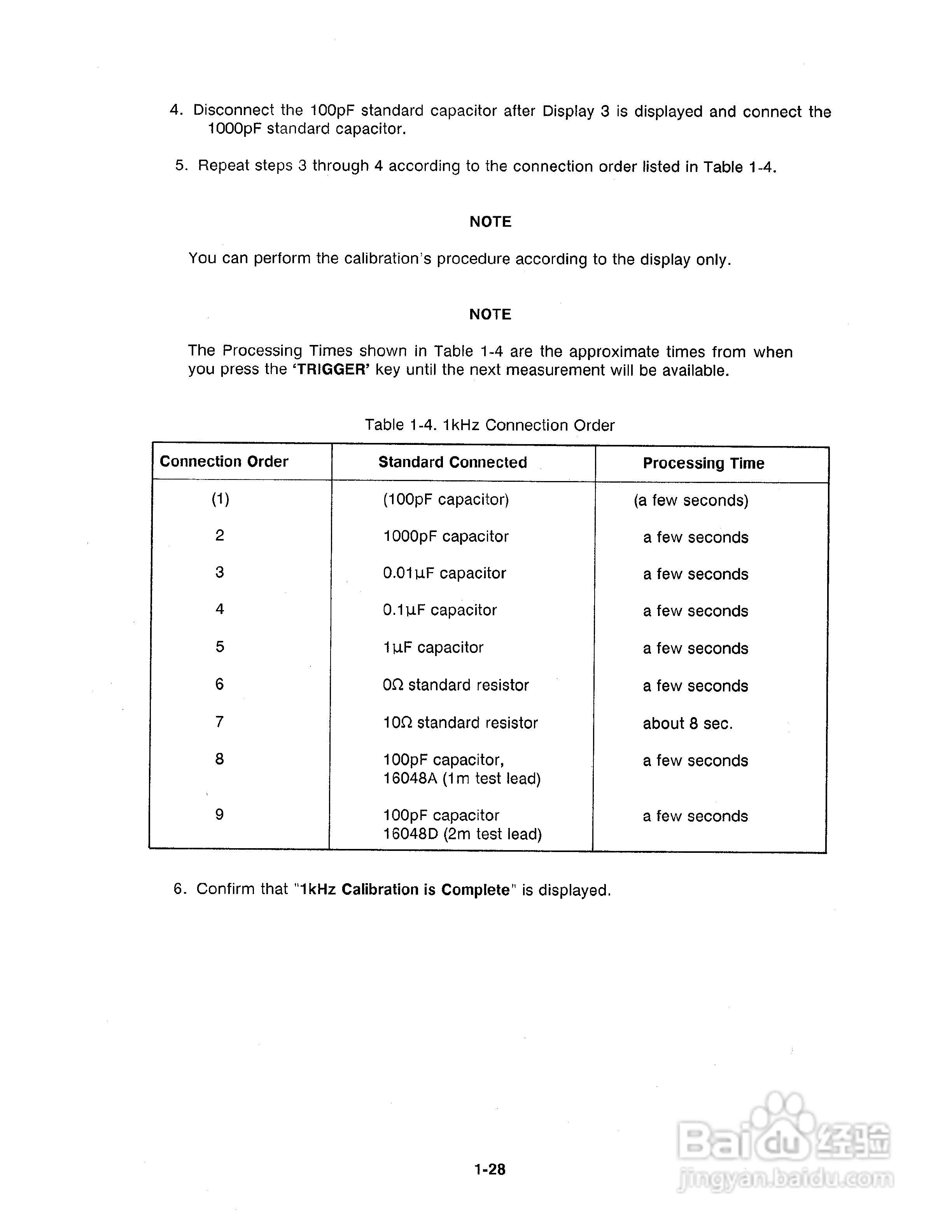 HP 4278A测试电桥使用说明书:[5]
