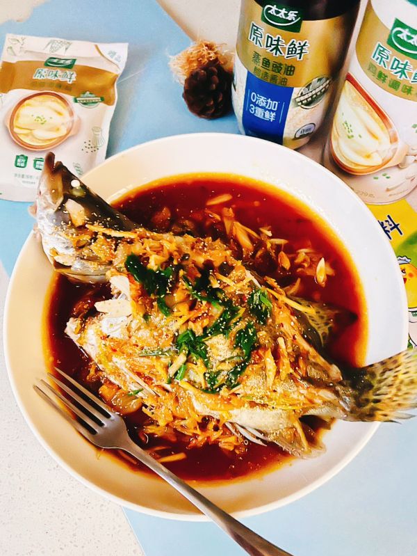 夏日鲜汁大蒜粉桂鱼