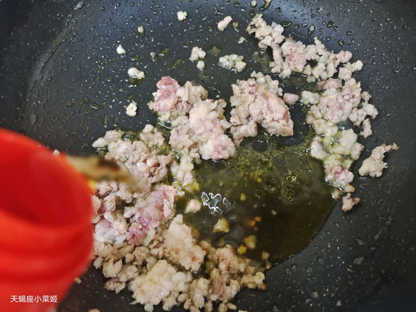 榄菜肉末四季豆