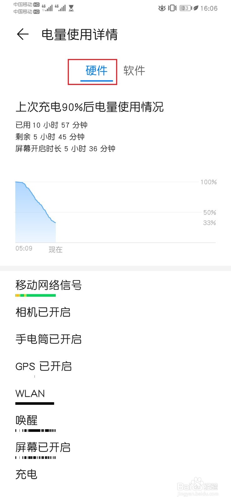 华为手机如何查看手机耗电详情