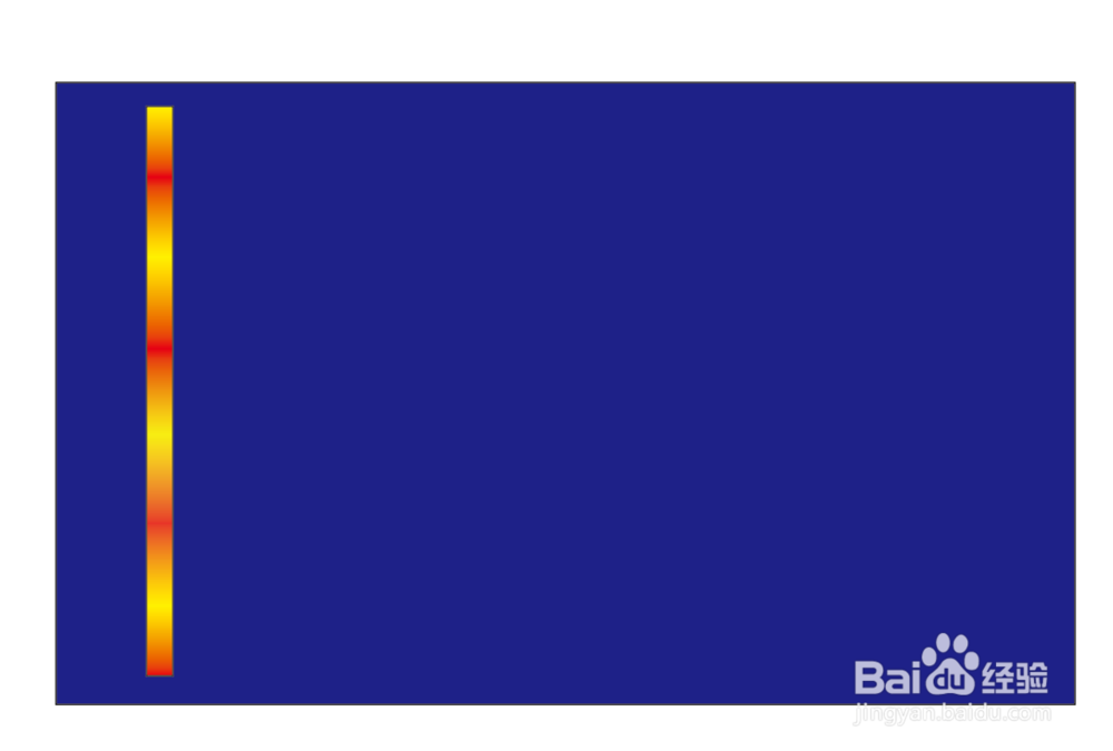 在AI如何制作红黄渐变数码管效果