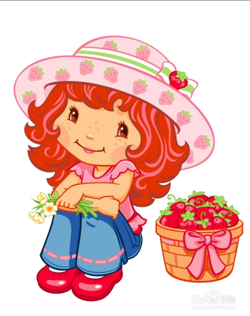 电脑 > 电脑软件美丽的草莓姑娘非常善良,今天,我们就来画一画草莓