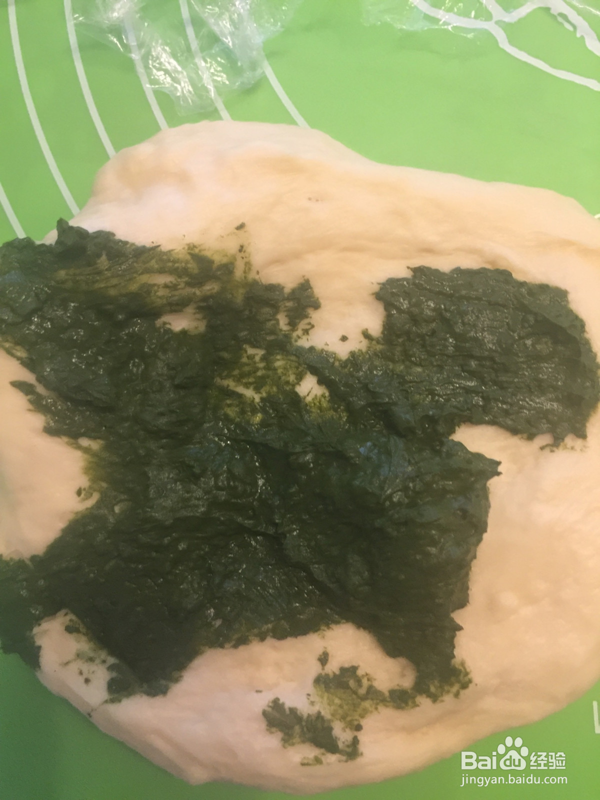 双色抹茶吐司的做法
