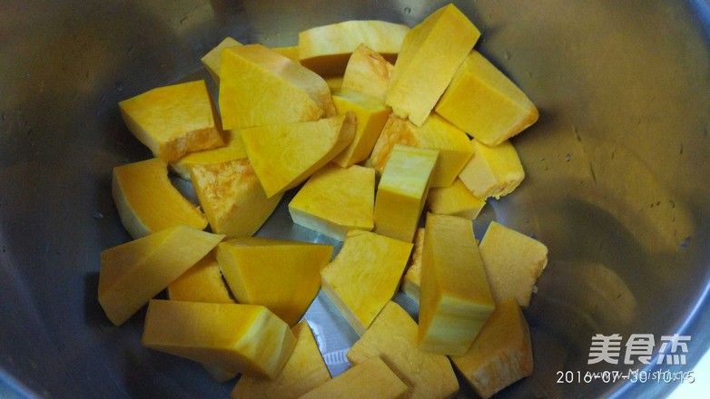 南瓜绿豆汤的做法