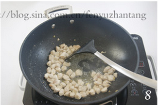咸鱼鸡粒豆腐煲